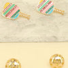 2 Pair Gameday Pickleball Theme Earring Set