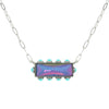 Western Horizontal Bar Gemstone Necklace
