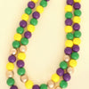 Mardi Gras Multi Strand Beaded Necklace