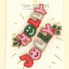 2pc Christmas Theme Brooch Pin Set