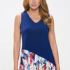 Hit Sleeveless Contrast Top