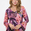 Cl Fabric V-neckline Tulip Tunic