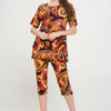Matching Capri Pant Set In Plus Size