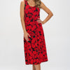 Hibiscus Sunset Slinky Tank Dress