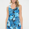 Hit Print Shark Bite Hem Tank