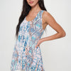 Hit Print Shark Bite Hem Tank