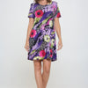Plus Size Print Missy Dress Short Sleeve