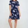 Short-sleeved Knee-length Dress