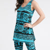 Plus Size Tank Capri Pant Set