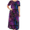 Plus Size Bns Print Long Dress