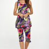 Plus Size Bns Tank Capri Pants Set