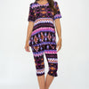 Matching Capri Pant Set In Plus Size