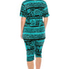 Matching Capri Pant Set In Plus Size