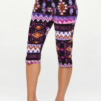 Bns Tank Capri Pants Set featuring vibrant patterns and a stylish design, perfect for casual wear and comfort.