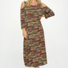 Hit Open Shoulder Long Dress