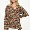Mid Cut Print Jacket