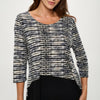 Round Neck Quarter Sleeve Top