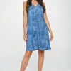 ITY Fabric V-Neckline Short Dress