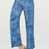 Elastic Waistband Flared Pants