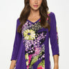 BNS V-Neck Binding Contrast Top