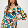 HIT Boat Neck 3/4 Sleeve Top