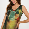 HIT Print Sleeveless Tank Top