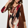 BNS V-Neck Binding Contrast Top