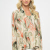 Mid Cut Print Jacket