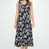 Sleeveless And Soft Round-Neckline Long