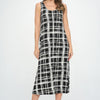 Sleeveless And Soft Round-Neckline Long