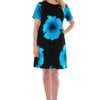 Plus Size Print Missy Dress Short Sleeve