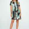 Short Sleeve And Soft Round-Neckline Short Dress