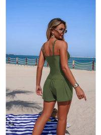 The Verano Pocket Swim Set – sling strap pleated pocket swim set, view 4