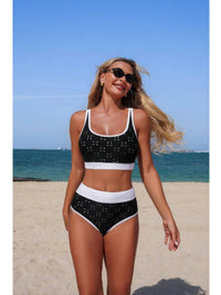 The Bondi Push-Up Bikini – push-up triangle high waisted band bikini, view 6