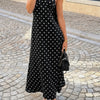 Sleeveless Bodycon Polka Dot Slip Dress