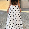 Polka Dots Elegant Style Pencil Skirt