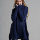 Turtleneck Dropped Shoulder Long Sleeve Sweater