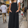 Double Take Full Size Wide Leg Overalls with Pockets