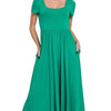 Zenana Double Layered Short Sleeve Jumpsuits