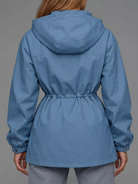 The Breeze Hooded Drawstring Windbreaker