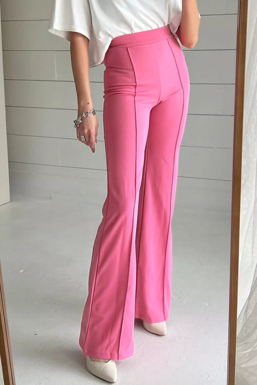 High-Waisted Bootcut Pants