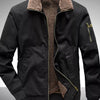 Men's Plus Size Winter Sherpa Lined Bomber Jacket