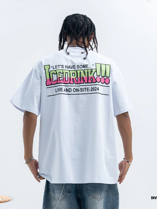 Men's Graphic Round Neck Relaxed Fit T-Shirt