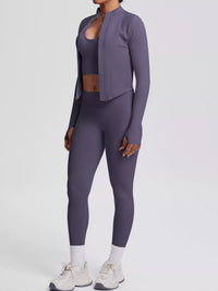 The Lucia Three-Piece Tank, Jacket & Legging Set