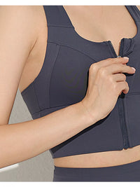 The Zia Front-Zip Active Tank