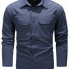Men's Plus Size Lightweight Button Up Shirt