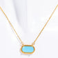 Copper 14K Gold-Plated Pendant Necklace