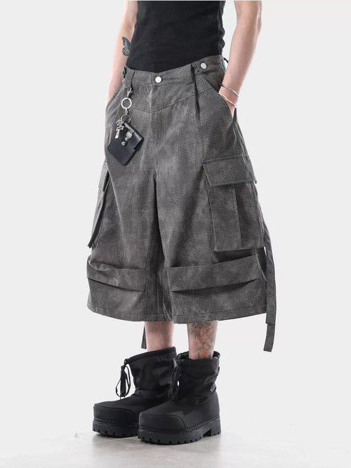 Men's Vintage Washed Cargo Shorts