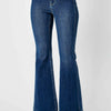 Judy Blue Full Size Hw Angled Side Seam Detail Flare Jeans Plus Size