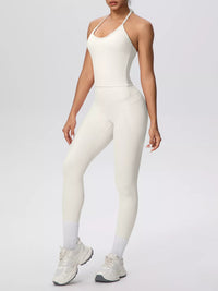 The Lucia Soft Halter Cami & Legging Set